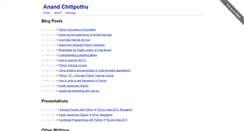 Desktop Screenshot of anandology.com